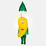 Kids Vegetables Fancy Dress & Costume school function Theme Party - Yellow - Banana