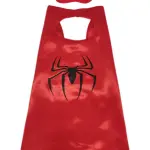 Zoom BookMyCostume Red & Yellow Cape and Masks Set for Kids - Superhero Dress Up Costumes for Boys and Girls